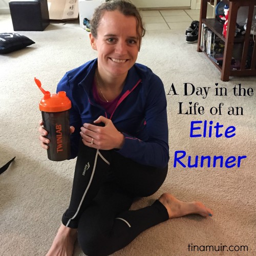 Elite runner Tina Muir shares a "day in the life of" post about life as a working elite runner, and how she juggles her time.
