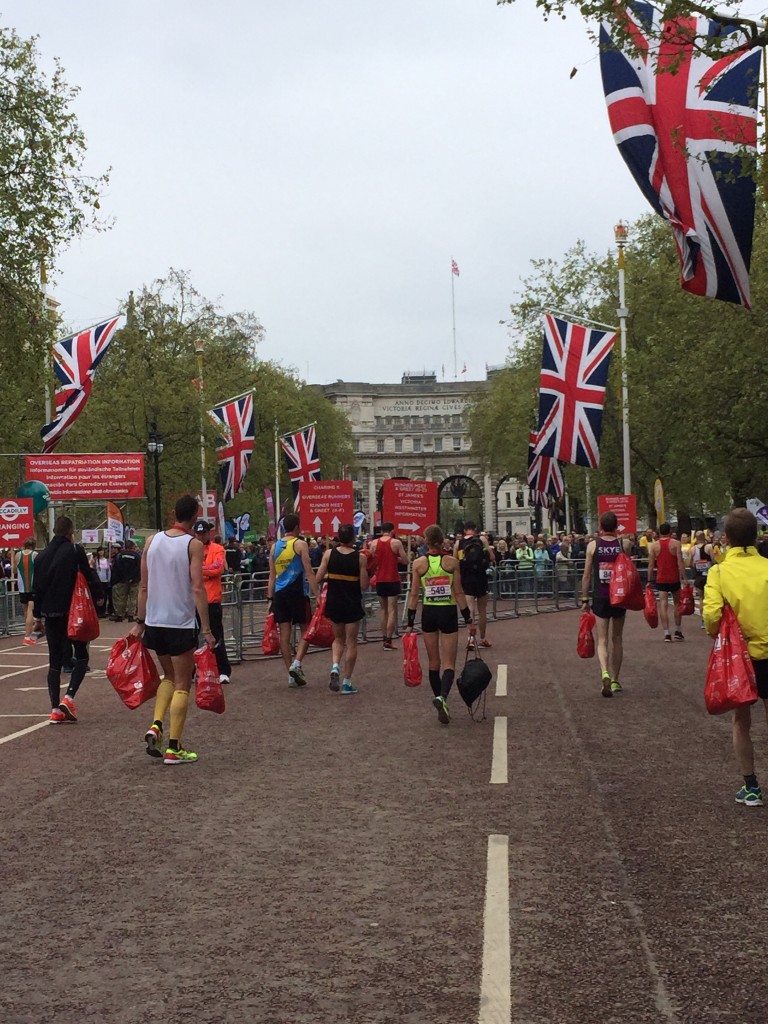 Tina Muir Finish Mall London Marathon 2015