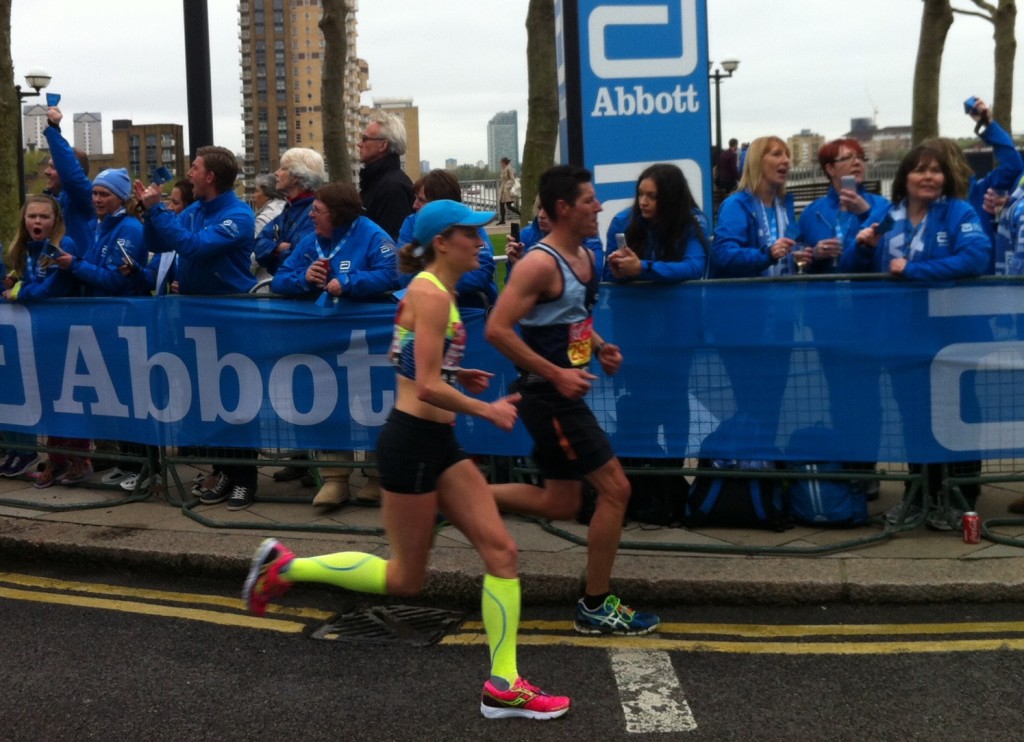Tina Muir Mile 19 London Marathon 2015
