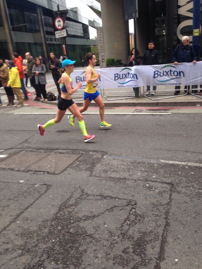 Tina Muir London marathon Mile 23