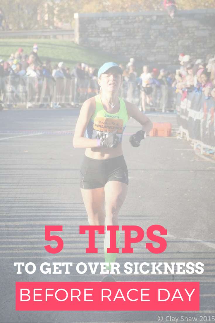Elite runner Tina Muir shares the 5 things she did to get ready for a goal race (which worked). Helpful for race week sickness!