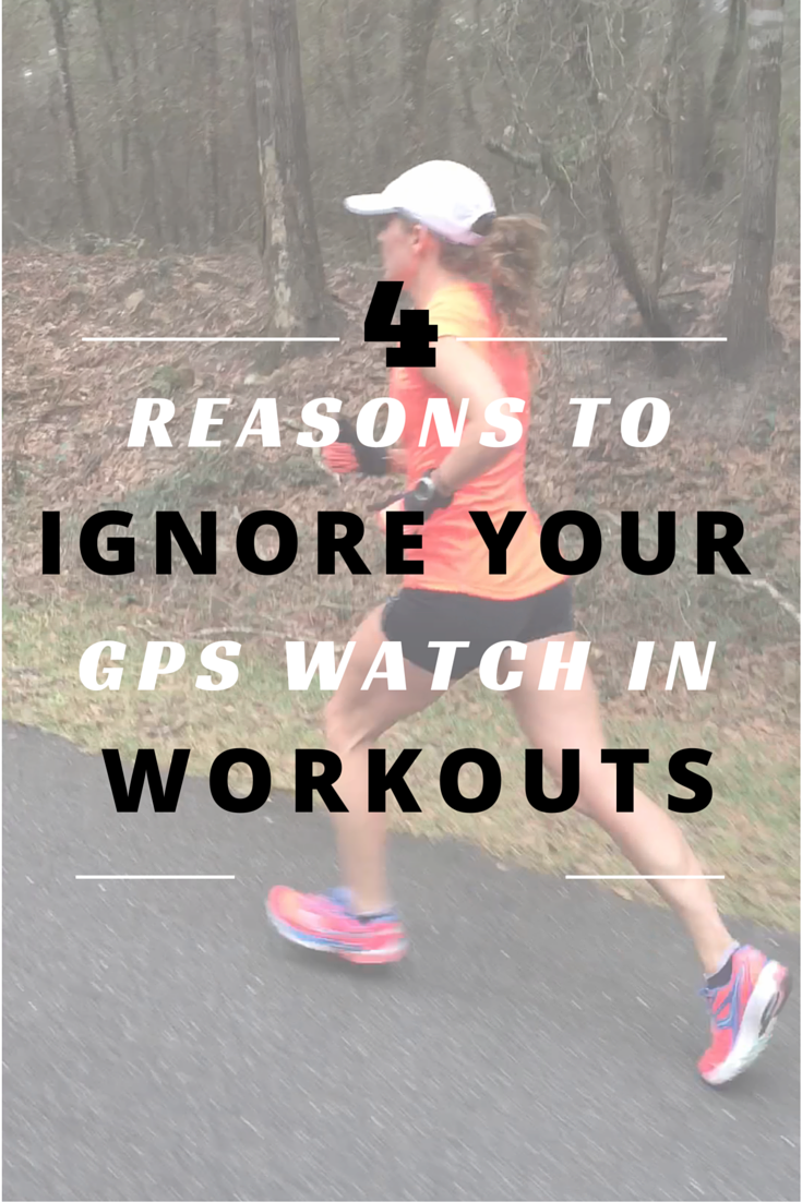 Elite runner Tina Muir has some great advice on why it is better for us all to run without looking at our gamins during workouts. She gives 4 situations that might happen, and how to overcome them!
