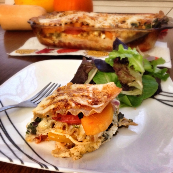 Healthy Dinners: Butternut squash lasagne. Perfect fall meal; full of nutrition and taste. Yummy!