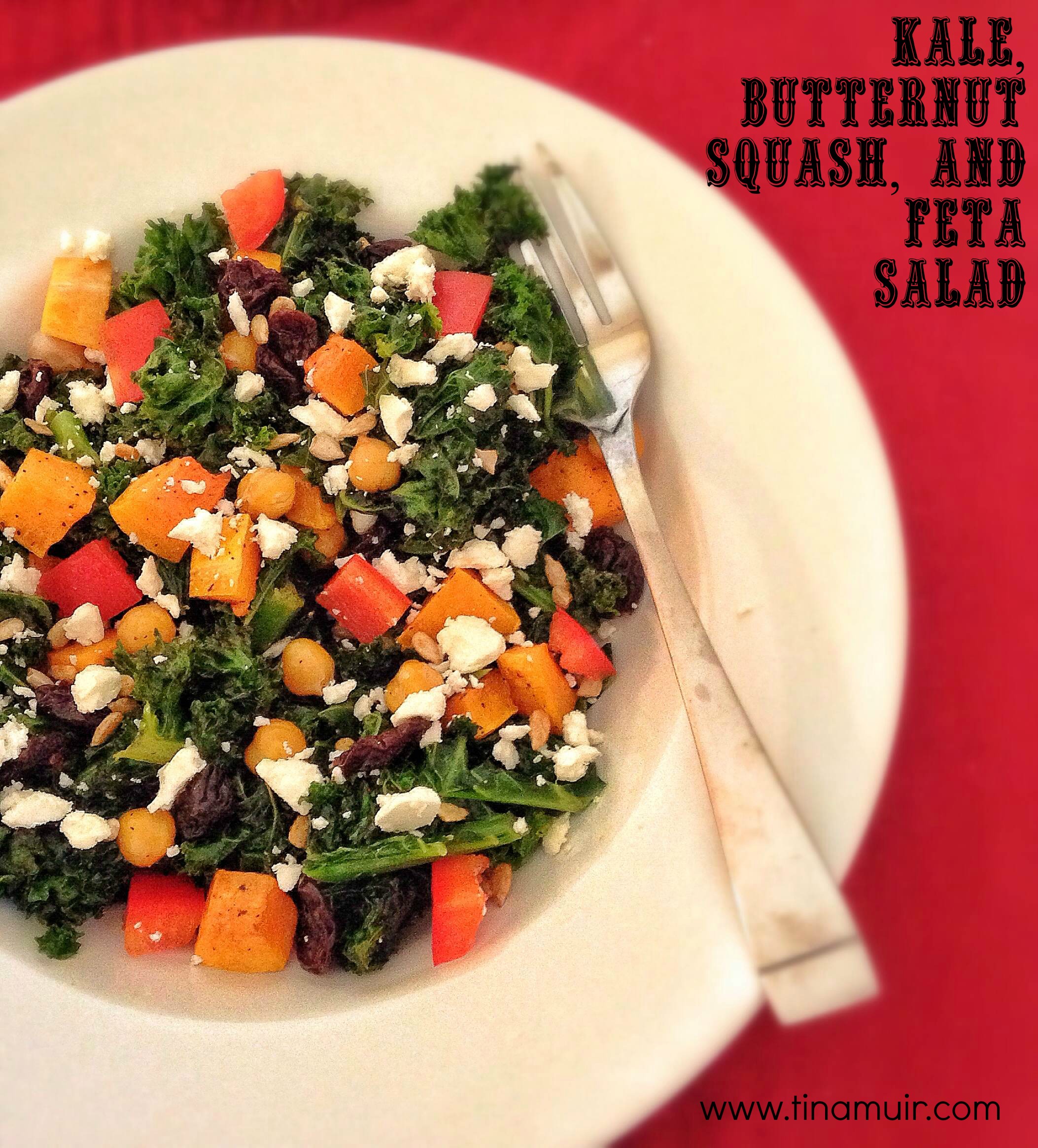 Using fall favorite ingredients to create a delicious, quick salad to speed recovery