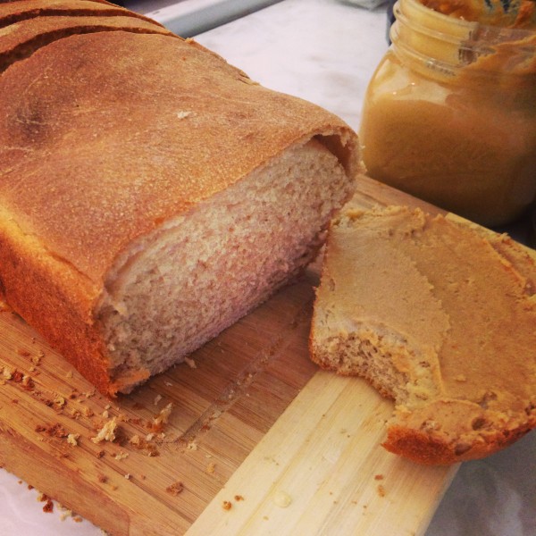 This homemade bread recipe has finally been perfected. Elite athlete Tina Muir enjoys this every week to help fuel her training. I can't wait to make it again! SO good with nut butter!