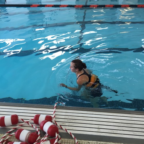 Tina Muir Pool Running