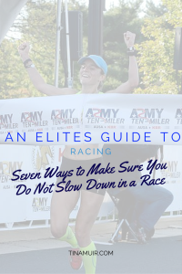 If you have trouble with slowing down in the middle of a race, elite runner Tina Muir explains how to prevent that from happening and run faster by being consistent.