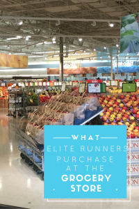 Elite runners are so in tune with their bodies, but just what do they buy when they go grocery shopping. Elite runner Tina Muir shares her grocery list.
