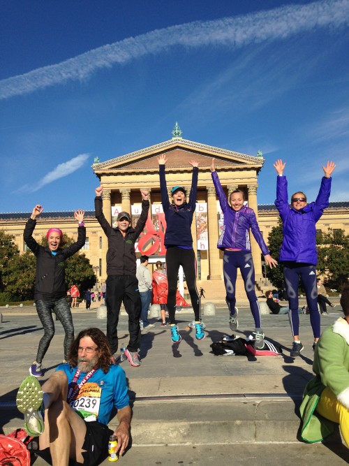 Neely (2nd from right) was 2nd in the race with a 1:09, Alisha (right- also my roommate) was 3rd in 1:10, and Kellyn (2nd from left) was 4th in 1:10! Amy (left) was racing the next day. Speedy Speedy friends!