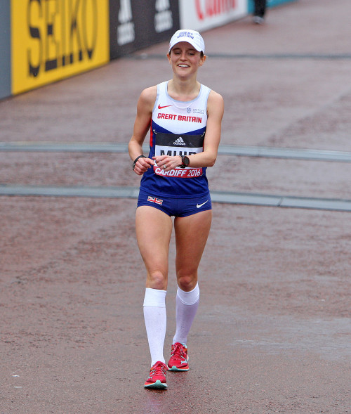 Tina Muir Elite Runner Finish Race