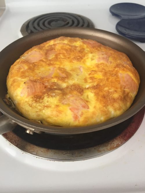 salmon omelette